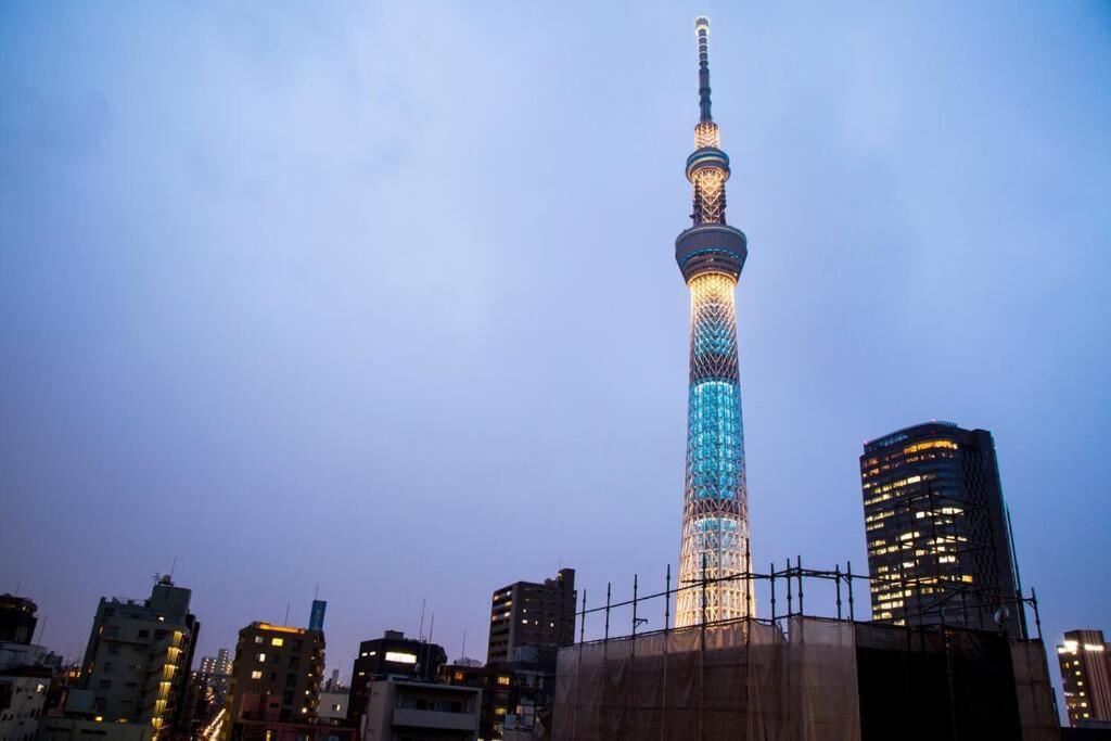 Oshiage Sky View Terrace Penthouse Apartemen